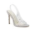 Jessica Simpson Women's Jaisey Embellished Open-Toe Vinyl Pumps -Sam Edelman Store 18182368 fpx