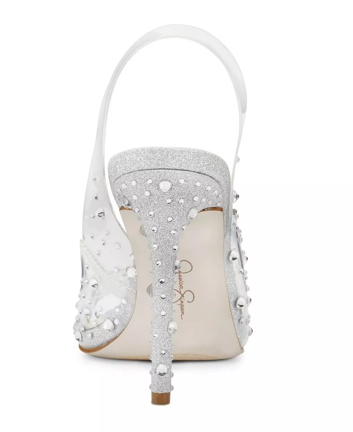 Jessica Simpson Women's Jaisey Embellished Open-Toe Vinyl Pumps 11 Jessica Simpson Women's Jaisey Embellished Open-Toe Vinyl Pumps - Image 9