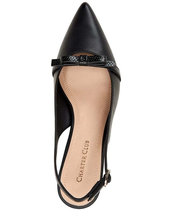 Charter Club Gilaa Slingback Pumps, Created For Macy's 6 Charter Club Gilaa Slingback Pumps, Created For Macy's - Image 4