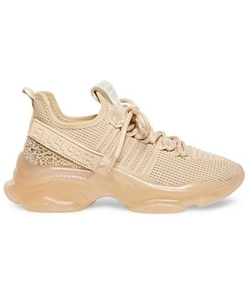 Steve Madden Women's Maxima Rhinestone-Trim Trainer Sneakers 4 Steve Madden Women's Maxima Rhinestone-Trim Trainer Sneakers - Image 2