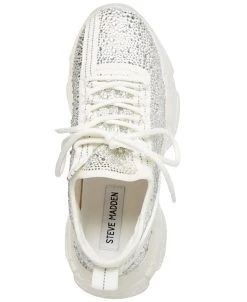 Steve Madden Women's Maxima Rhinestone-Trim Trainer Sneakers -Sam Edelman Store 18893983 fpx