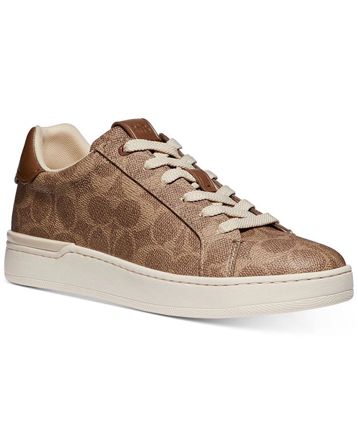 Coach Women's Lowline Signature Lace-up Sneakers 3 Coach Women's Lowline Signature Lace-up Sneakers