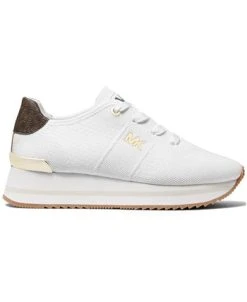 Michael Kors Women's Monique Knit Trainer Lace-Up Retro Running Sneakers -Sam Edelman Store 19320849 fpx