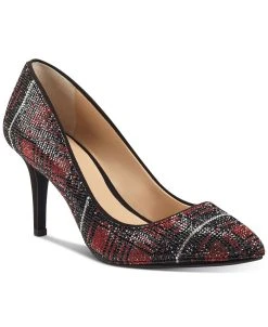 INC International Concepts Women's Zitah Embellished Pointed Toe Pumps, Created For Macy's