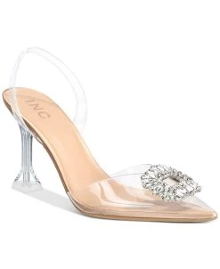 INC International Concepts Scienna Vinyl Slingback Pumps, Created For Macy's
