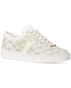 Michael Kors Women's Juno Stripe Lace-Up Sneakers