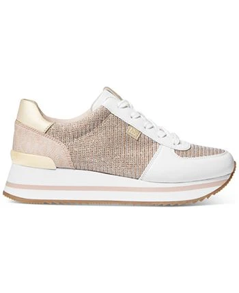 Michael Kors Women's Monique Knit Trainer Lace-Up Sneakers 4 Michael Kors Women's Monique Knit Trainer Lace-Up Sneakers - Image 2