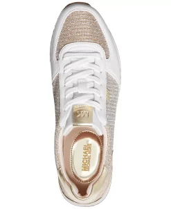 Michael Kors Women's Monique Knit Trainer Lace-Up Sneakers 10 Michael Kors Women's Monique Knit Trainer Lace-Up Sneakers -Sam Edelman Store 21103977 fpx
