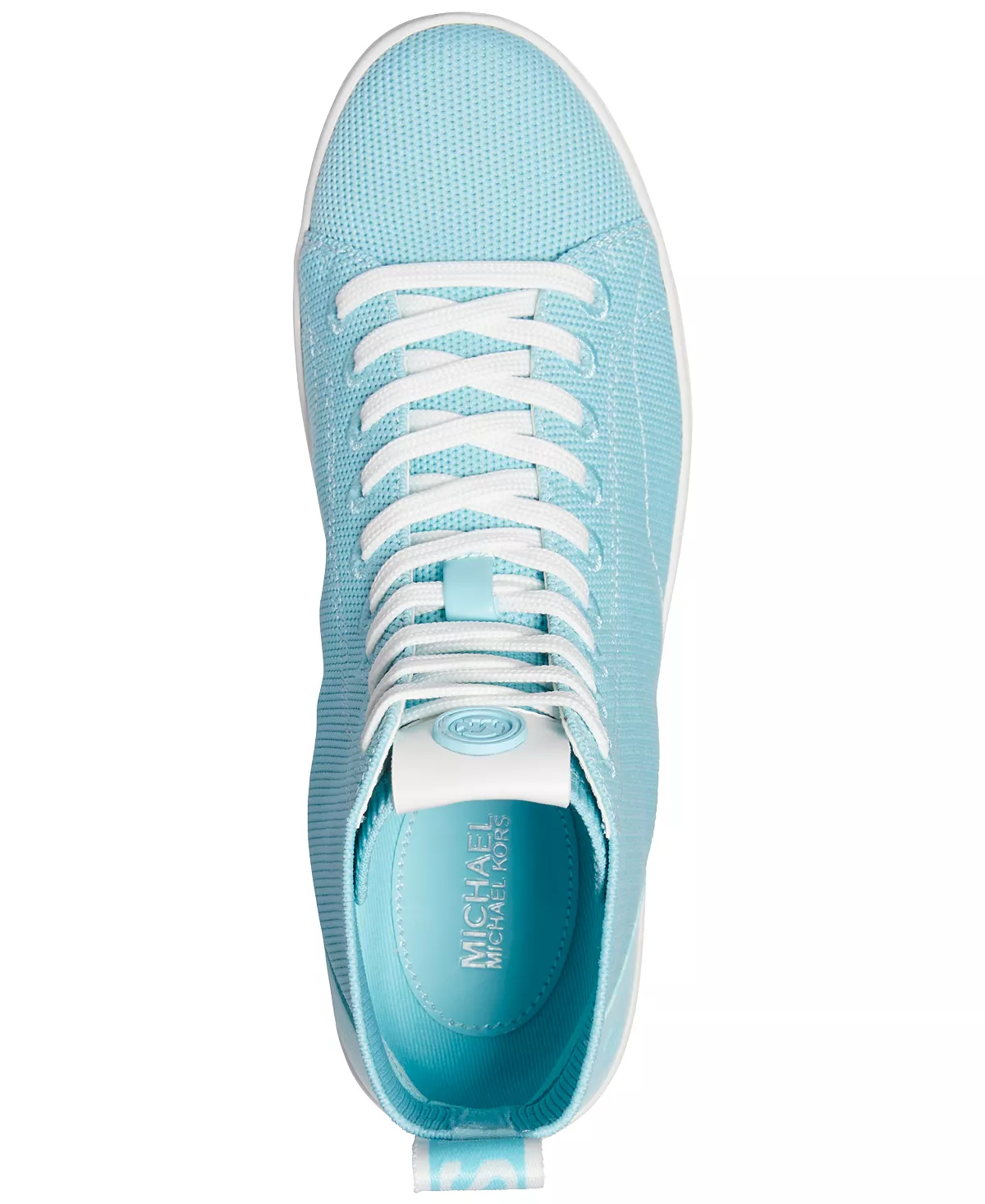 Michael Kors Women's Edie Knit Lace-Up High-Top Sneakers 6 Michael Kors Women's Edie Knit Lace-Up High-Top Sneakers - Image 4