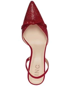 INC International Concepts Women's Gelsey Slingback Kitten-Heel Pumps, Created For Macy's -Sam Edelman Store 22176646 fpx