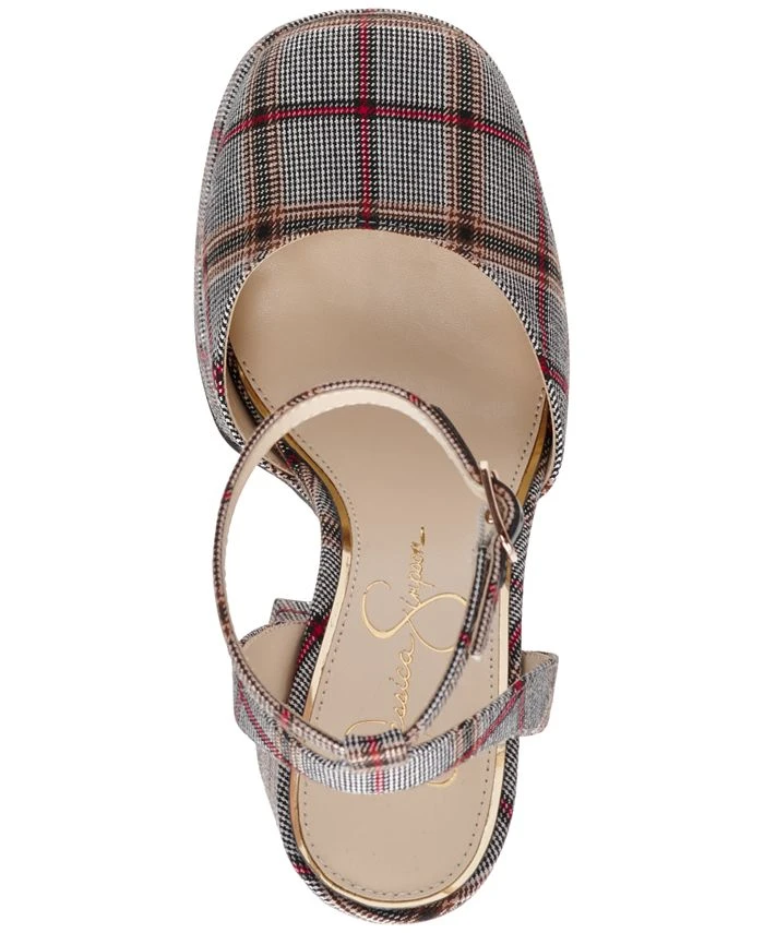 Jessica Simpson Women's Skilla Block-Heel Platform Pumps 6 Jessica Simpson Women's Skilla Block-Heel Platform Pumps - Image 4