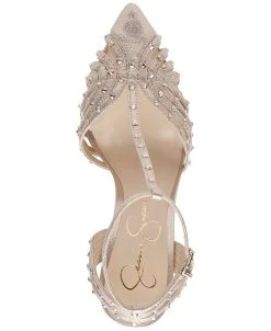 Jessica Simpson Women's Wisata Studded T-Strap Pumps -Sam Edelman Store 22177564 fpx