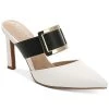 Alfani Women's Sima Two-Piece Buckle Mules, Created For Macy's