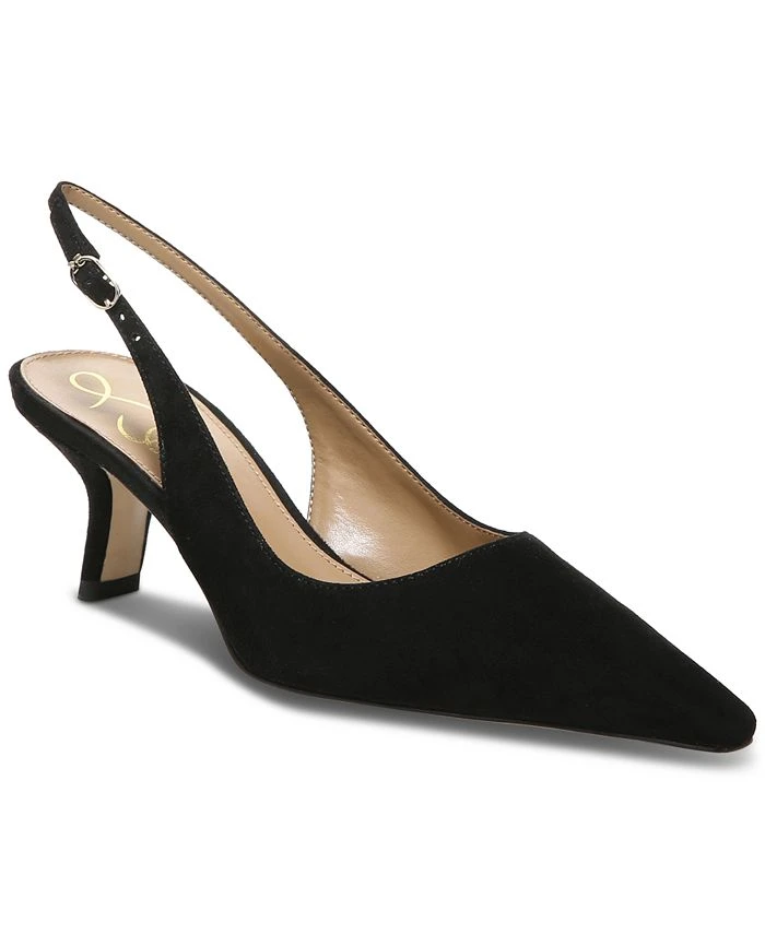 Sam Edelman Women's Bianka Slingback Kitten-Heel Pumps 3 Sam Edelman Women's Bianka Slingback Kitten-Heel Pumps