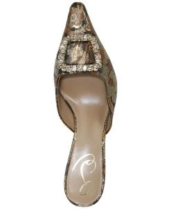 Sam Edelman Women's Brit Embellished-Buckle Dress Mules -Sam Edelman Store 22515985 fpx