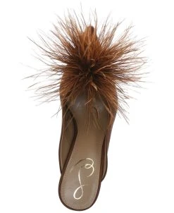 Sam Edelman Women's Anthony Pom Pom Mules Pumps -Sam Edelman Store 22516678 fpx