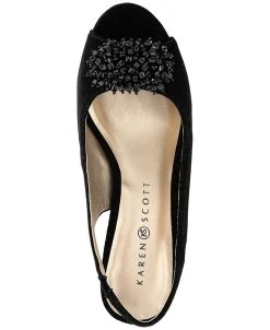 Karen Scott Breena Slingback Peep-Toe Pumps, Created For Macy's -Sam Edelman Store 22574398 fpx