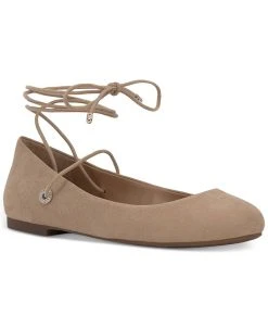 Jessica Simpson Women's Bingley Lace-Up Ballet Flats