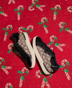 Coach Women's Lowline Signature Lace-up Sneakers -Sam Edelman Store 23025046 fpx