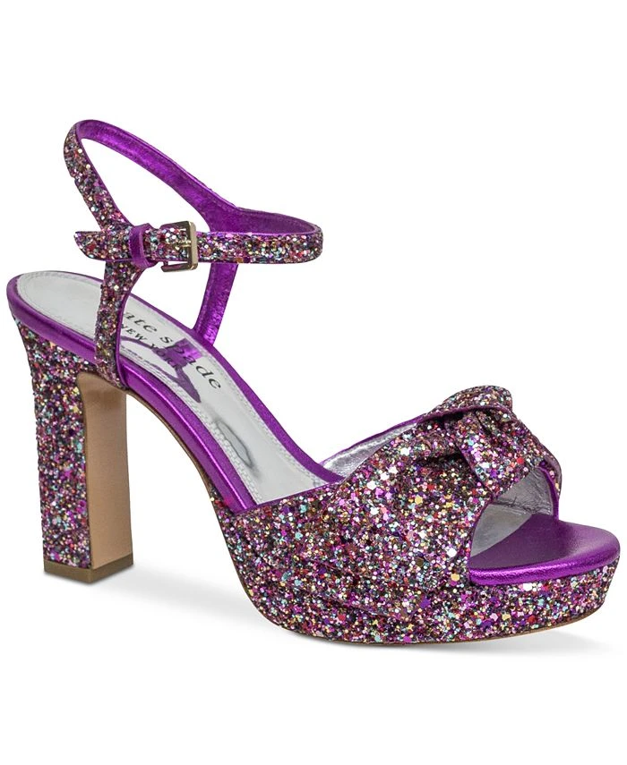 Kate Spade New York Women's Miya Glitter Dress Sandals 3 Kate Spade New York Women's Miya Glitter Dress Sandals
