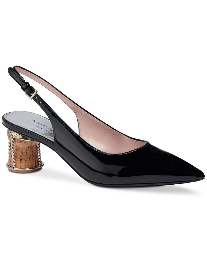 Kate Spade New York Women's Soiree Pointed-Toe Slingback Pumps 3 Kate Spade New York Women's Soiree Pointed-Toe Slingback Pumps