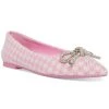 Steve Madden Women's Elina Rhinestone Bow Flats
