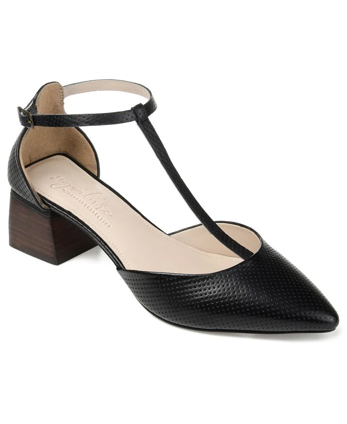 Journee Signature Women's Cameela T-Strap Heel 3 Journee Signature Women's Cameela T-Strap Heel