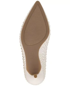 INC International Concepts Women's Zitah Embellished Pointed Toe Pumps, Created For Macy's -Sam Edelman Store 23482007 fpx