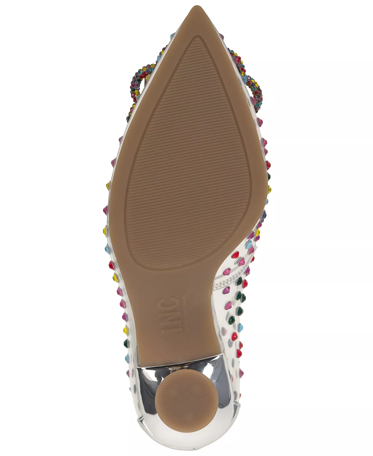 INC International Concepts Women's Savitri Embellished Flare-Heel Pumps, Created For Macy's 7 INC International Concepts Women's Savitri Embellished Flare-Heel Pumps, Created For Macy's - Image 5