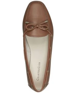 Charter Club Davinaa Lace-Up Loafer Flats, Created For Macy's -Sam Edelman Store 23533989 fpx