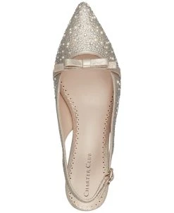 Charter Club Gilaa Evening Slingback Pumps, Created For Macy's -Sam Edelman Store 23534214 fpx