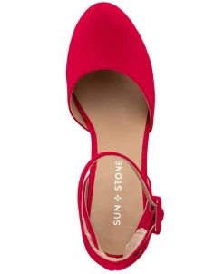 Sun + Stone Estrella Block-Heel Pumps, Created For Macy's -Sam Edelman Store 23612654 fpx