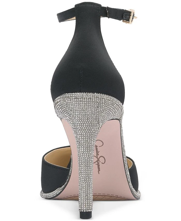 Jessica Simpson Women's Pemota Ankle-Strap Stiletto Pumps 6 Jessica Simpson Women's Pemota Ankle-Strap Stiletto Pumps - Image 4