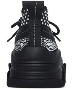 Steve Madden Women's Phantom Rhinestone Mesh Chunky Lace-Up Sneakers 10 Steve Madden Women's Phantom Rhinestone Mesh Chunky Lace-Up Sneakers -Sam Edelman Store 23644429 fpx