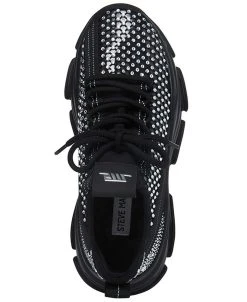 Steve Madden Women's Phantom Rhinestone Mesh Chunky Lace-Up Sneakers 11 Steve Madden Women's Phantom Rhinestone Mesh Chunky Lace-Up Sneakers -Sam Edelman Store 23644430 fpx