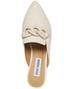 Steve Madden Women's Fleur Tailored Chain Mule Loafer Flats -Sam Edelman Store 23650080 fpx