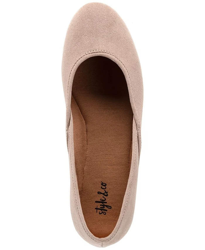 Style & Co Women's Ameliaa Top-Stitched Ballet Flats, Created For Macy's 6 Style & Co Women's Ameliaa Top-Stitched Ballet Flats, Created For Macy's - Image 4