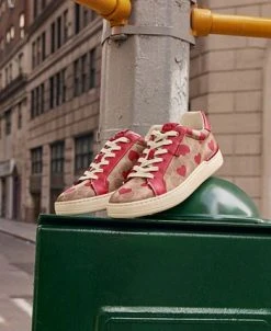 Coach Women's Lowline Signature Lace-up Sneakers -Sam Edelman Store 23732898 fpx
